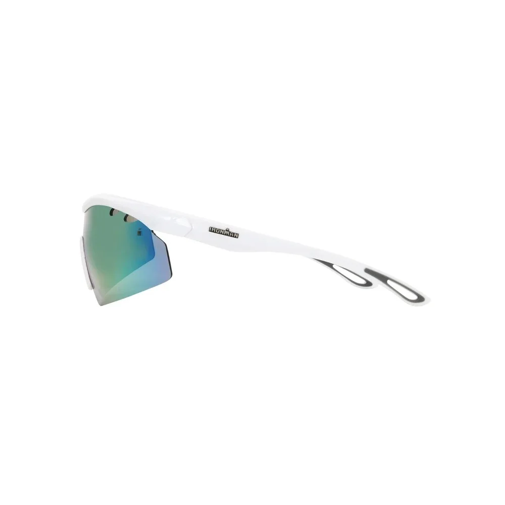 Foster Grant White Men's Ironman Polarized 100% UVA-UVB‎ Impact Sunglasses QQ09